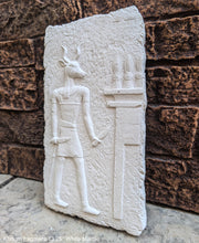Load image into Gallery viewer, Egyptian Khnum fragment Plaque Artifact Sculpture 13.25" www.Neo-Mfg.com home decor