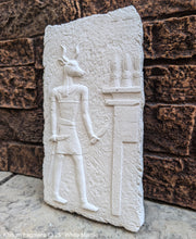 Load image into Gallery viewer, Egyptian Khnum fragment Plaque Artifact Sculpture 13.25" www.Neo-Mfg.com home decor