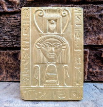 Load image into Gallery viewer, Egyptian Hathor Amenhotep III Sobek Sculptural wall relief www.Neo-Mfg.com 7" Museum preproduction