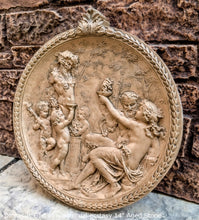 Load image into Gallery viewer, Roman Greek Dionysus God of wine ritual madness and ecstasy - Bacchus Satyr Sculptural Wall frieze plaque relief www.Neo-Mfg.com 14"