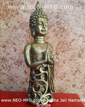 Load image into Gallery viewer, Asia Buddha Jali Murda Greeting Namaste Statue Sculpture 15" Neo-Mfg