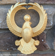 Load image into Gallery viewer, Egyptian Eye Horus Ra Falcon artifact carving sculpture statue 7" www.NEO-MFG.com