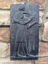 Load image into Gallery viewer, History Egyptian God Thoth Tehuti Sculptural wall relief www.Neo-Mfg.com 11.5" e8