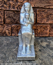 Load image into Gallery viewer, History Egyptian Senenmut holding princess Neferure i Artifact Sculpture 8" www.Neo-Mfg.com home decor