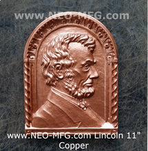 Load image into Gallery viewer, History Abe Abraham Lincoln Cameo silhouette Sculpture Plaque 11" Neo-Mfg