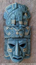 Load image into Gallery viewer, History Aztec Maya Jaguar Thunderbird glyph Artifact mask Sculpture Statue www.Neo-Mfg.com 8.5"