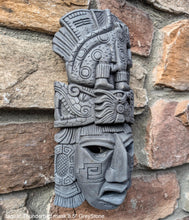 Load image into Gallery viewer, History Aztec Maya Jaguar Thunderbird glyph Artifact mask Sculpture Statue www.Neo-Mfg.com 8.5"