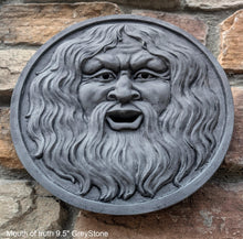Load image into Gallery viewer, Roman Greek Mouth of truth Bocca della Verita Sculptural Wall frieze plaque relief www.Neo-Mfg.com 9.5"