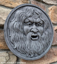Load image into Gallery viewer, Roman Greek Mouth of truth Bocca della Verita Sculptural Wall frieze plaque relief www.Neo-Mfg.com 9.5"