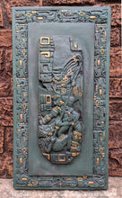 Load image into Gallery viewer, Aztec Mayan Yaxchilán Lintel Sculpture 20" www.Neo-Mfg.com Plaque relief carving