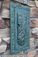 Load image into Gallery viewer, Aztec Mayan Yaxchilán Lintel Sculpture 20" www.Neo-Mfg.com Plaque relief carving