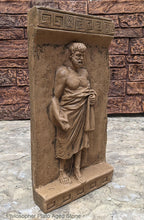 Load image into Gallery viewer, Roman Greek philosopher Plato Frieze fragment Sculpture reproduction art www.Neo-Mfg.com home decor
