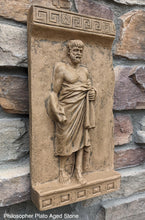 Load image into Gallery viewer, Roman Greek philosopher Plato Frieze fragment Sculpture reproduction art www.Neo-Mfg.com home decor