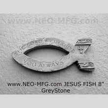 Load image into Gallery viewer, Religious ICHTHYS Jesus fish wall art plaque 8&quot; www.Neo-Mfg.com
