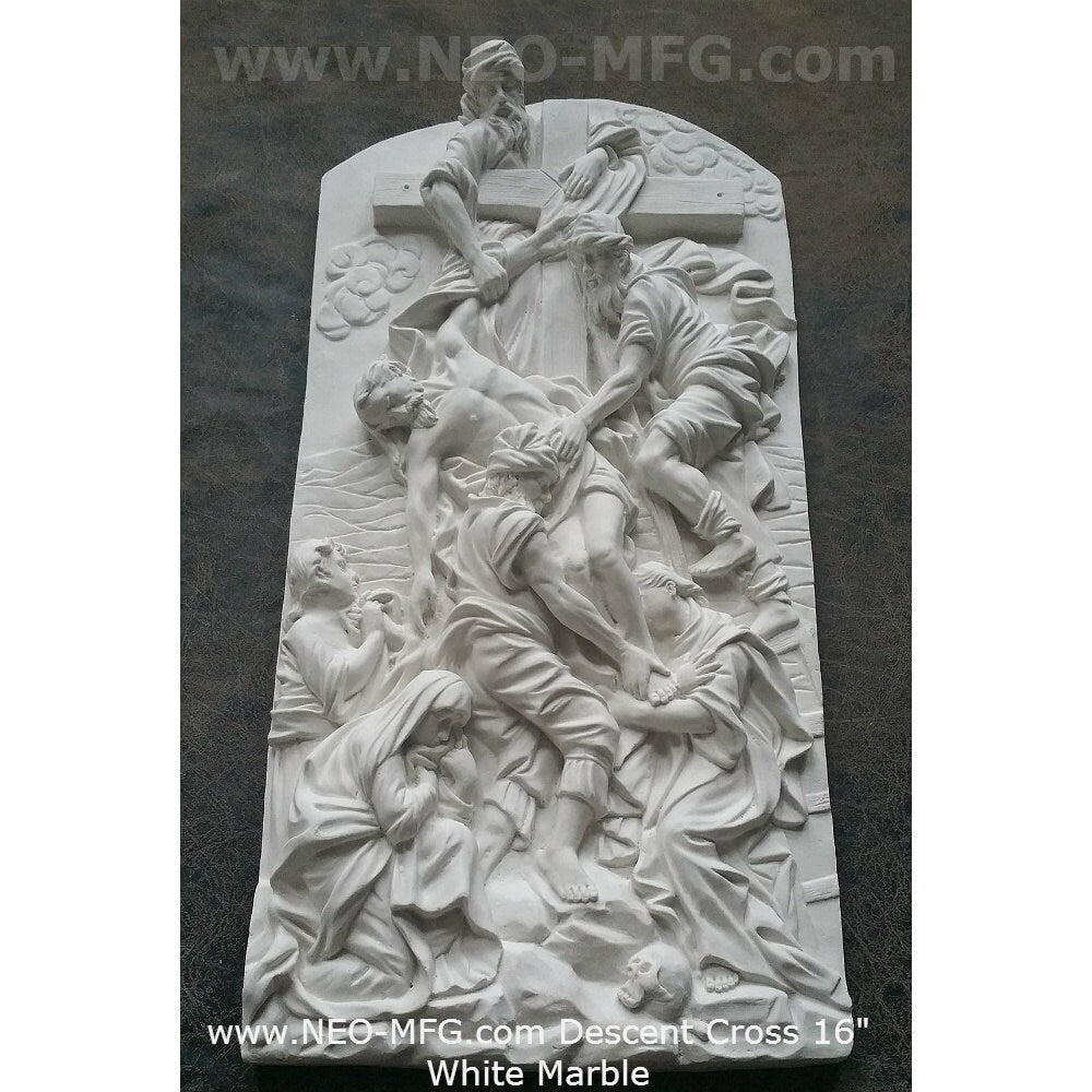 Religious Descent from the Cross Deposition Christ wall art plaque 16