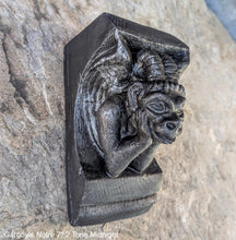 Load image into Gallery viewer, Griffin Gargoyle Notre wall Shelf wing sculpture www.NEO-MFG.com 7" corbel