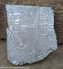 Load image into Gallery viewer, History EPIC OF GILGAMESH Pre-Biblical Deluge flood Story museum replica cuneiform tablet Sculpture 6" www.Neo-Mfg.com home decor