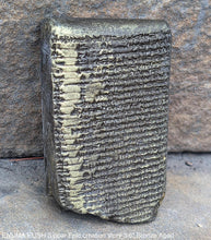 Load image into Gallery viewer, Sumerian Cuneiform tablet ENUMA ELISH Sippar Epic creation story sculptural www.Neo-Mfg.com 3.5" Museum reproduction C6