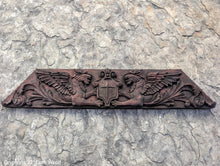 Load image into Gallery viewer, Griffin gryphons Winged lion wall Sculpture plaque 22" www.Neo-Mfg.com Home decor mystical