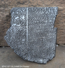 Load image into Gallery viewer, History EPIC OF GILGAMESH Pre-Biblical Deluge flood Story museum replica cuneiform tablet Sculpture 6" www.Neo-Mfg.com home decor