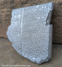 Load image into Gallery viewer, History EPIC OF GILGAMESH Pre-Biblical Deluge flood Story museum replica cuneiform tablet Sculpture 6" www.Neo-Mfg.com home decor