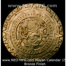 Load image into Gallery viewer, History MAYAN AZTEC warrior sculptural wall relief plaque 15.5" www.neo-mfg.com