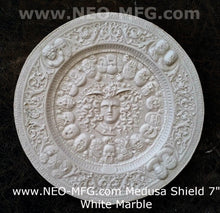 Load image into Gallery viewer, History Medusa Shield Artifact Carved Sculpture Statue 7" www.Neo-Mfg.com b10