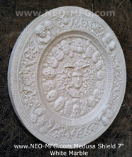 Load image into Gallery viewer, History Medusa Shield Artifact Carved Sculpture Statue 7" www.Neo-Mfg.com b10