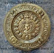 Load image into Gallery viewer, History Medusa Shield Artifact Carved Sculpture Statue 7" www.Neo-Mfg.com b10