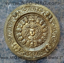 Load image into Gallery viewer, History Medusa Shield Artifact Carved Sculpture Statue 7" www.Neo-Mfg.com b10
