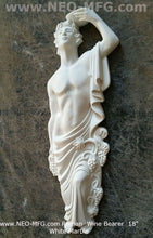 Load image into Gallery viewer, Roman Greek Wine Bearer Figure Sculptural Wall relief www.Neo-Mfg.com 18" tall
