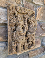 Load image into Gallery viewer, Aztec Mayan Lintel 58 carving high relief 3d wall plaque Artifact www.NEO-MFG.com