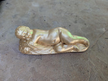 Load image into Gallery viewer, Laying Resting baby child Sculpture Statue Museum Reproduction 5 5/8"