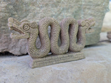 Load image into Gallery viewer, History Aztec Double Headed Serpent Maya Artifact Carved Sculpture Statue mini www.Neo-Mfg.com