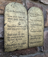 Load image into Gallery viewer, Religious Ten 10 commandments Decalogue Moses Mount Sinai Judaism, Christianity, Aseret ha-Dvarím, Dekalogoi 7" www.NEO-MFG.com