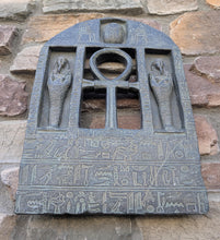 Load image into Gallery viewer, History Egyptian Stele for Senebef and Ipta Artifact Carved Sculpture Statue 17" Tall www.Neo-Mfg.com Museum reproduction