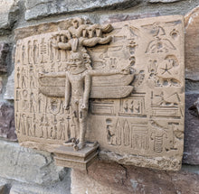 Load image into Gallery viewer, Egyptian Bes Panthée stèle cintrée Sculpture reproduction art www.Neo-Mfg.com Museum Reproduction