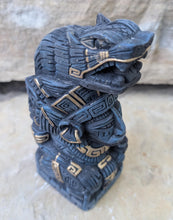 Load image into Gallery viewer, Aztec Maya Mesoamerica Totem Serpent Man Artifact Stelae Sculpture Statue Neo-Mfg home decor