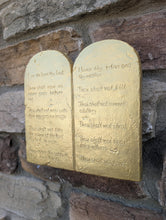 Load image into Gallery viewer, Religious Ten 10 commandments Decalogue Moses Mount Sinai Judaism, Christianity, Aseret ha-Dvarím, Dekalogoi 7" www.NEO-MFG.com