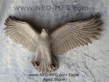 Load image into Gallery viewer, Animal Eagle sculpture wall frieze www.Neo-Mfg.com 16&quot; wide plaque art
