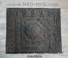 Load image into Gallery viewer, Asia Tibetan Nepalese Mandala Plaque Sculpture 14" Wide www.Neo-Mfg.com Tibet home decor