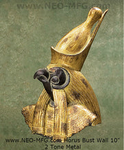 Load image into Gallery viewer, History Egyptian Horus Falcon God Fragment carving Sculptural wall relief plaque www.Neo-Mfg.com 10"