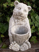 Load image into Gallery viewer, Animal Bear with dish / planter sculpture plaque www.NEO-MFG.com 12&quot;

