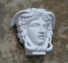 Load image into Gallery viewer, History Medusa Versace Rondanini Bust design Artifact Carved Sculpture Statue 12" on pedestal www.Neo-Mfg.com