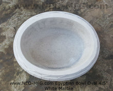 Load image into Gallery viewer, History Egyptian Hieroglyphics Bowl Vessel Oval container www.Neo-Mfg.com 4.5"