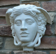 Load image into Gallery viewer, History Medusa Versace Rondanini Bust design Artifact Carved Sculpture Statue 13&quot; www.Neo-Mfg.com Large Scale
