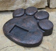 Load image into Gallery viewer, Animal Dog / Cat Paw Pet Memorial stone sculpture www.Neo-Mfg.com 8.5&quot;

