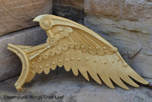 Load image into Gallery viewer, Angel Wings STEAMPUNK wall sculpture statue plaque www.Neo-Mfg.com 24" wide 2pc