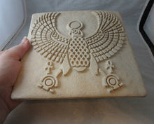 Load image into Gallery viewer, History Egyptian Horus Sculptural wall relief plaque www.Neo-Mfg.com 7"
