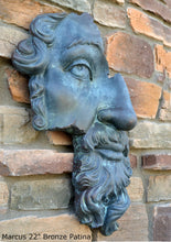 Load image into Gallery viewer, Marcus Aurelius Antoninus Augustus 3D Portrait Face Wall Plaque Sculpture Fragment 22" Museum Quality www.Neo-Mfg.com